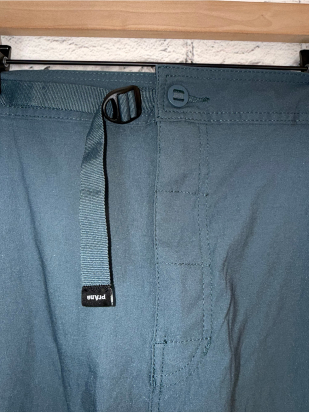 Men's prAna Cargo Pants size 42x32 Zion Slim Straight Hiking Pants Adjustable - Picture 9 of 16